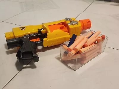 Nerf N-Strike Barricade RV-10 And Pair Of Nerf Zombiestrike Fuse Fires  • $40