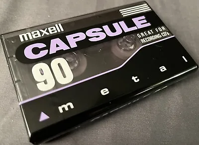 Vintage Maxell Capsule C-90 Blank Cassette / Metal Type Iv / Sealed!! / Japan • $17.50