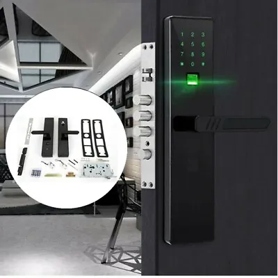 Electronic Security Smart Door Lock Fingerprint RFID Card Password+Keys Home New • £80.04