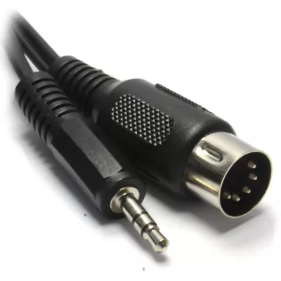5 Pin MIDI DIN Plug To 3.5 3.5mm Stereo JACK 1.5m 5ft Audio Cable For B&O • £3.24