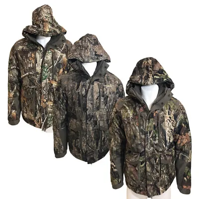 Mens REALTREE Camouflage Heavy Padded Waterproof Hunting Jacket Coat Shooting  • £39.90