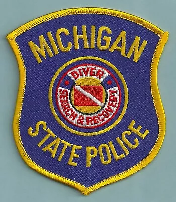 Michigan State Police Dive Team Shoulder Patch • $6.50