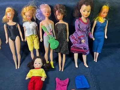 Lot Of 7 Vintage 11  Assorted Hong Kong Horsman Tammy Dolls • $4.99