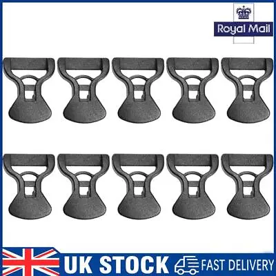 10 Pcs Tarp Clips Strong Lock Grip Secure Clamp Tent Fasteners Clips Holder • £5.19