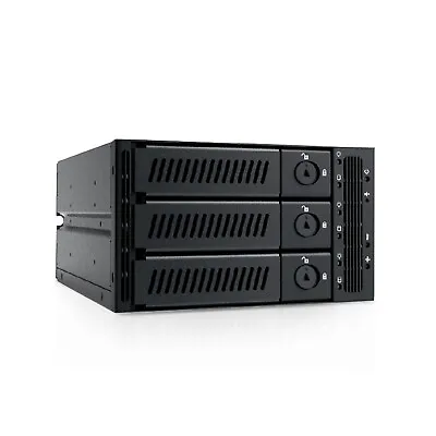 Mediasonic 3 X 3.5? To 2 X 5.25  Drive Bay SATA | SAS HDD  Mobile Rack Backplane • $78.88