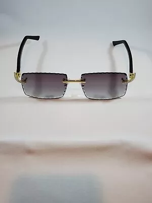 Cartier Rimless Purple Sunglasses - • $588