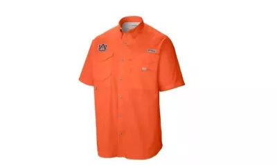 Columbia PFG Men's Tamiami Collegiate Auburn Tigers SS Shirt Size Large L • $24.95