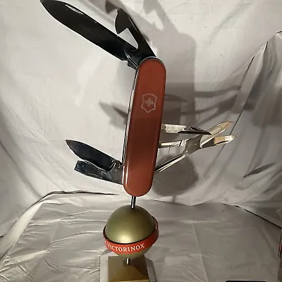 Rare Brown Victorinox Swiss  Army Knife Electric Motorize Advertise Display • $1999