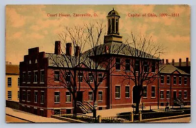 J91/ Zanesville Ohio Postcard C1910 Muskingum County Old Court House 223 • $9.20