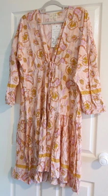 $24.99 • Buy Erin Louise Easy To Love Boho Festival Midi Dress NWT Size 18-20