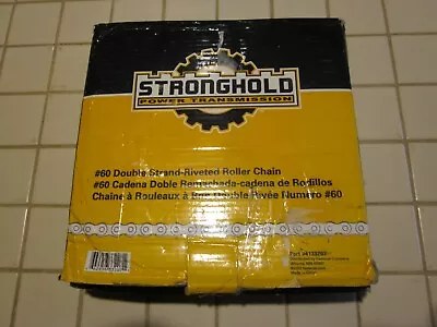 Stronghold  60-2 Double Strand-Riveted Roller Chain  - 10 Feet. New. • $42.95