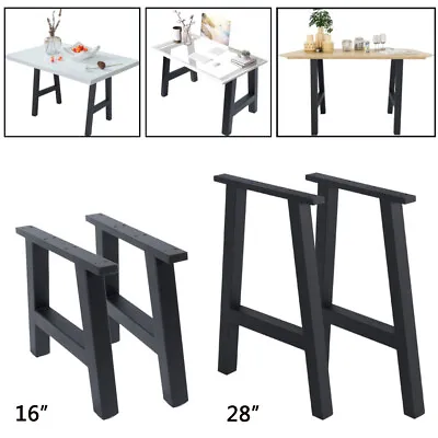 TC-HOMENY 16  / 28  Inch Iron Coffee Table Legs Metal DIY Chair Bench Desk Legs • $72.96