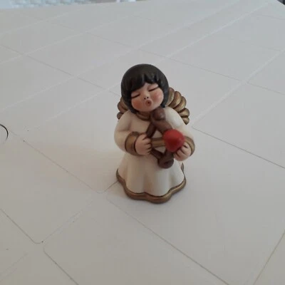 Angelo Custode Thun In Ceramica - Portafortuna 4,7x5x7,5cm Per Decorazione - Foto 3