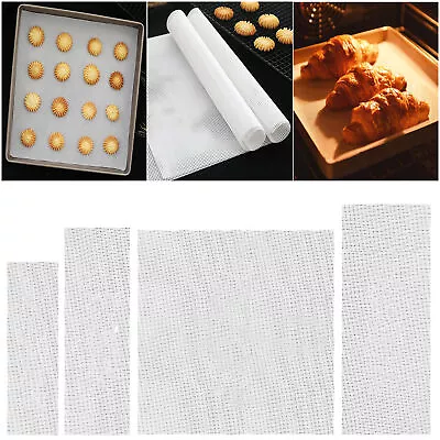 Reusable Silicone Steamer Liner Mat Non-stick Mesh Baking Mat Dehydrator Sheet • $13.88