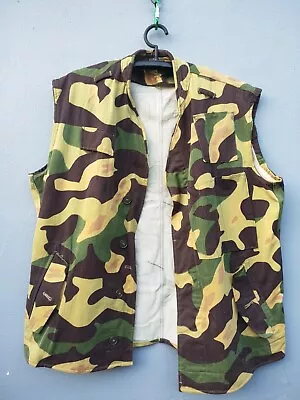 Rare 60's Czechoslovakian Army Salamander Camo Fishing Vest Tactical Vest • $99