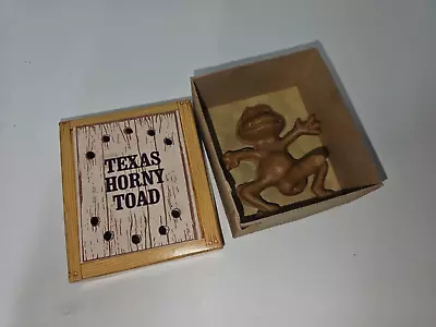 Vintage Novelty Gag Gift Texas Horny Toad Dirty Joke W Original Box • $19.99