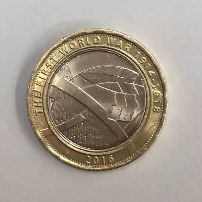 2016 £2 Pound Coin The First War 1914-1918 • £5.50