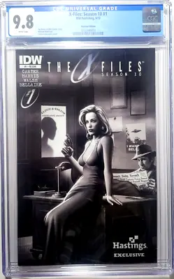 X-Files Season 10 #1 CGC 9.8 Retailers RE Hastings GGA Scully Variant IDW Comics • $999.99