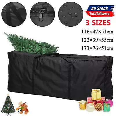 Waterproof Extra Large Storage Bags Outdoor Christmas Xmas Tree Cushion Box Zip • $17