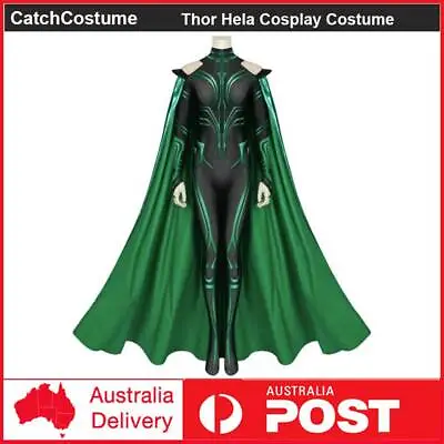 Adults Kids Thor 3 Ragnarok Hela Costume Jumpsuit Halloween Party Cosplay Outfit • $69.99
