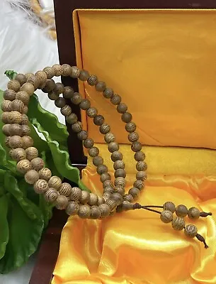 Agarwood Pray Bracelet/necklace Hand Carved Vietnam Agarwood Bracelet • $350