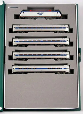 Kato N Scale ~ ACS-64 Amtrak Amfleet ~ 5 Unit Set DC ~ Phase VI NE ~ 106-8001 • $186.23