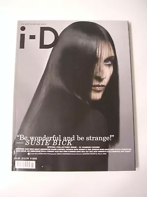 NEW I-D MAGAZINE MARCH 2009 #297  BEST OF BRITISH  ISSUE-SUSIE BICK COVER • $19.50