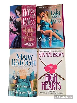 Romance Books Lot Of 4 Assorted Paperback  • $3.99