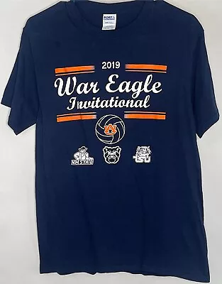 Auburn University Tigers Volleyball Small T Shirt Blue Adult Short Sleeve T Shir • $9