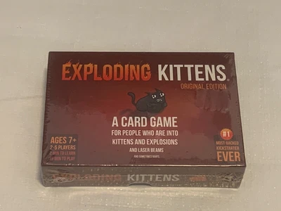 $40 • Buy Exploding Kittens EKG-ORG1-1 Card Game Brand NEW!! Ages 7+ Original Edition