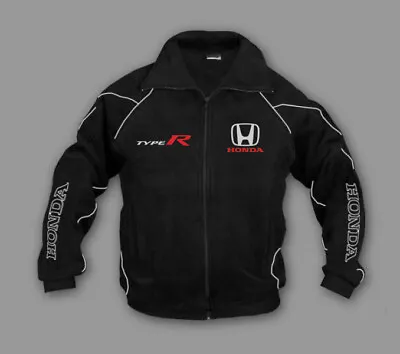 New Honda Type-R Motor Sport Power Outdoor Fleece Jacket Fan Embroidery Apparel • £54