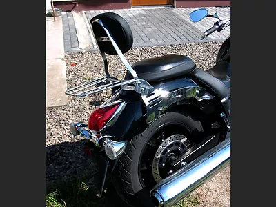 $300.88 • Buy Passenger, Sissy Bar Backrest W/ Rack Yamaha Midnight Star XVS 950 & 950A Vstar