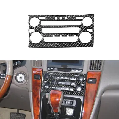 For Lexus RX300 1998-2003 Carbon Fiber Interior Radio Control Cover Trim • $17.28