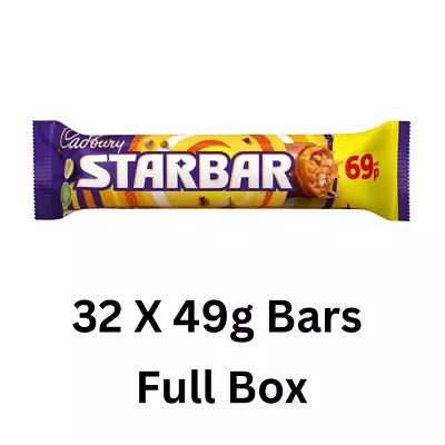 Full Box Of 32 Cadbury Starbar 49g Same Day Despatch • £20.99