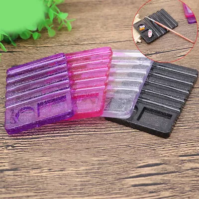 1 Pc Acrylic Crystal Nail Art Brush Holder Uv Gel Pen Display Stand Rest Tools • $4.17