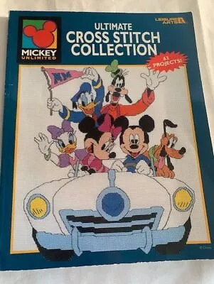Leisure Arts Ultimate Mickey Mouse Cross Stitch Design Book • $13.99