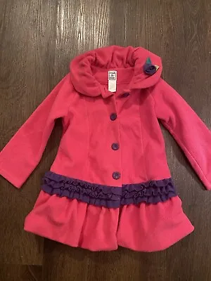 Girls Pink Coat Jacket Size 5 By Mack & Co #9 • $15.99