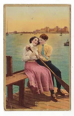 1911 Manhattan Kansas Romantic Risque Vintage Postcard Ks Arrington Old !! • $9.99