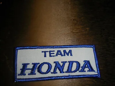 Vintage Patch Embroidered Team Honda Patch • $16.59