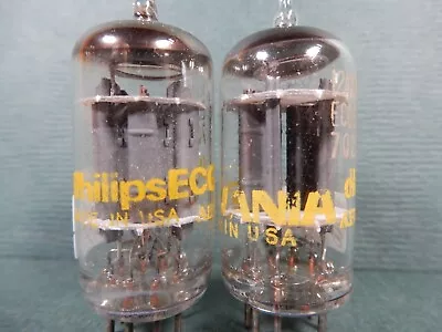 Sylvania 12AX7A 7025 Vacuum Tube Pair Tested 87/100% And A Lower 68/87% • $32