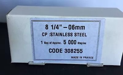 #80 Series - 1/4  Stainless Steel 21 Gauge Upholstery Staples 5000/Box • $35