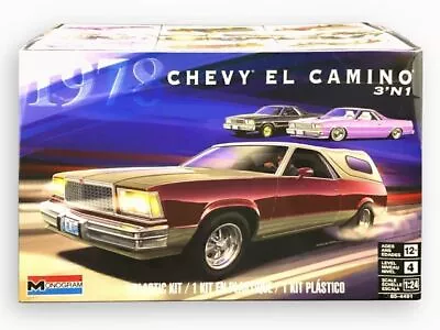 Monogram 4491 1/24 Scale 1978 Chevrolet El Camino 3'n1 Plastic Model Kit • $42.99