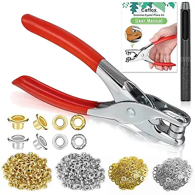 1200PCS 1/4 Inch Grommet Eyelet Tool Kit Plier 6Mm Metal Eyelets And Washers  • $15.87