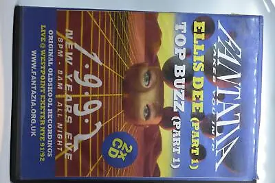 Fantazia 1992 New Years Eve CD Ellis Dee Part 1 Top Buzz Part 2 Old Skool • £16.99