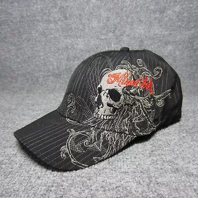 VTG Miami Ink 2008 Anoma Hat Cap Stretch One Size Black Gray Red Baseball • $14.99