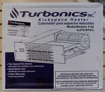 Turbonics T-42  4.278-BTU Kickspace Heater - NEW • $189.95