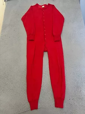 L.L. Bean Two Layer Union Suit Red Coveralls *READ • $29.99