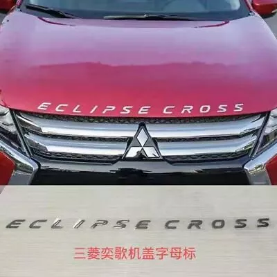 Mitsubishi Front Hood Emblem Logo 3D Badge Nameplate Chrome  ECLIPSE CROSS  • $21.84