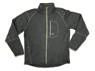 Avalanche Men's Full Zip Fleece Jacket Charcoal Black • $29.99
