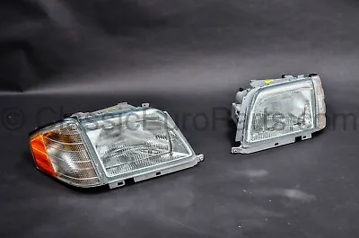 Euro Headlight Set For Mercedes R129 280 300 320 500 600 SL Manual Adjustment • $1329